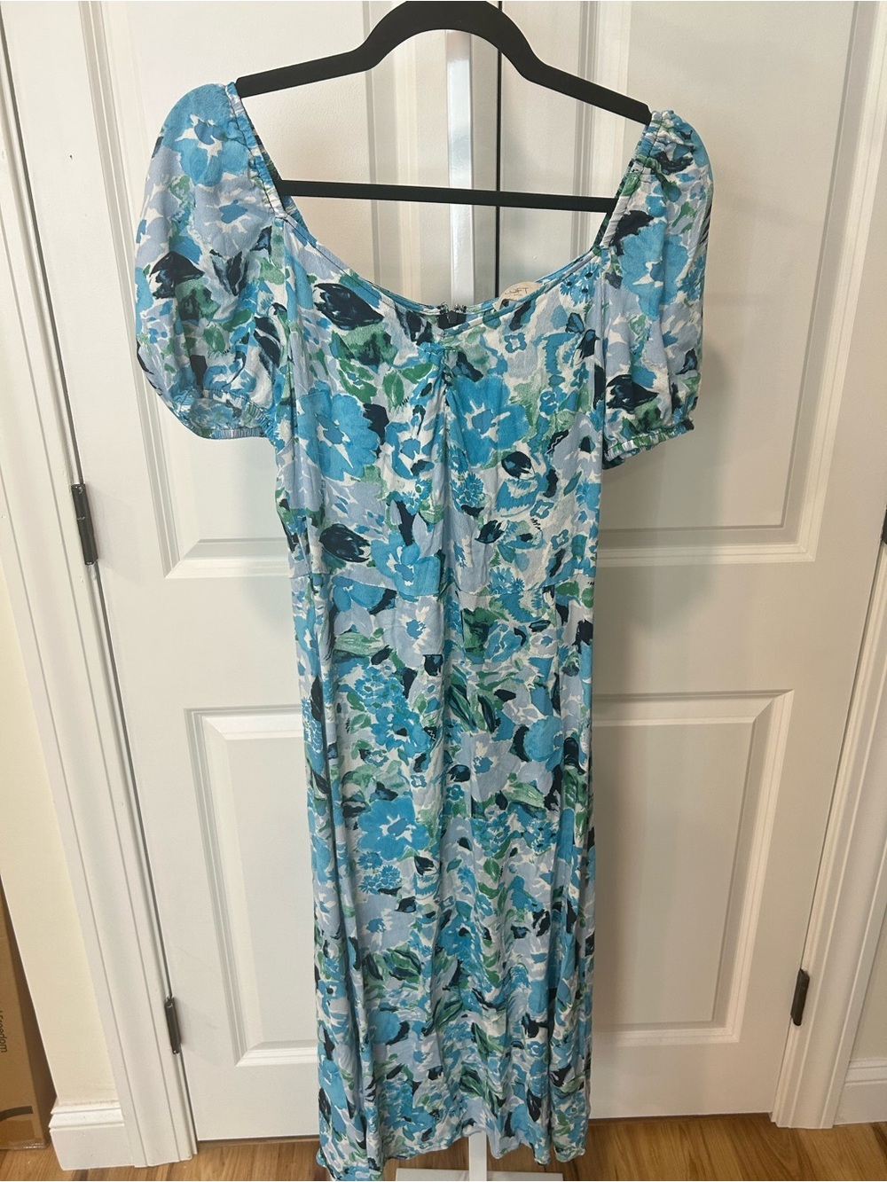 Blue Floral Maxi Dress